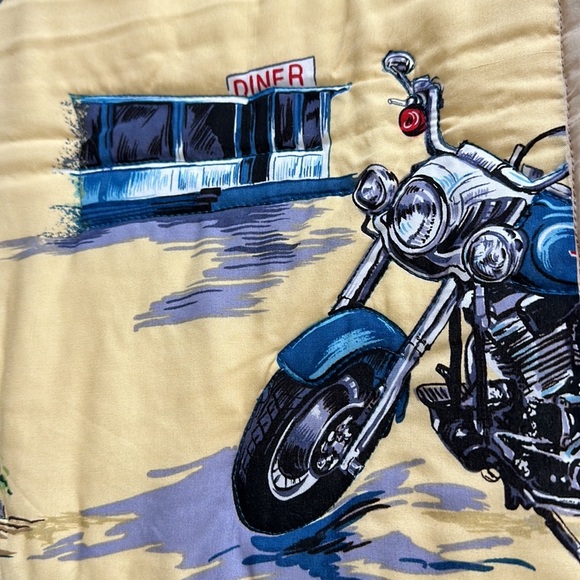 Harley-Davidson Hand Made Quilt - Picture 7 of 8